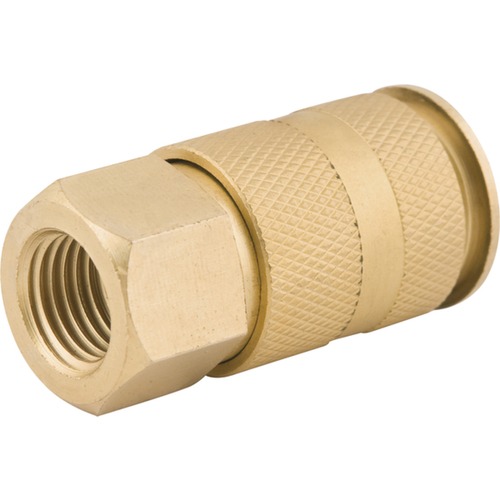Engate r�pido f�mea para ar comprimido rosca 1/4