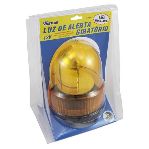 Luz de alerta girat�rio 12 volts - LN-0