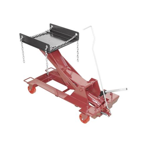 Macaco hidr�ulico capacidade 800 kg para caixa de transmiss�o de caminh�es - 102600