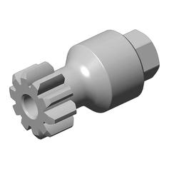 Ferramenta com sextavado externo de 24 mm e encaixe de 1/2 731005