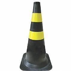 Cone para sinaliza��o 50 cm com 2 faixas - RM-42