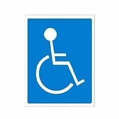 Placa sinalizadora em poliestireno 