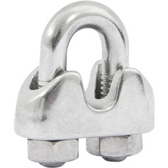 Clips para cabo em a�o inox 1/4