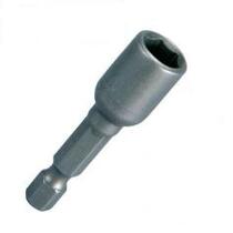 Soquete magnético sextavado 6 x 50 mm encaixe de 1/4 Soquete magnético sextavado 6 x 50 mm encaixe de 1/4