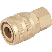 Engate r�pido f�mea para ar comprimido rosca 1/4