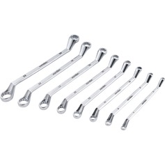 Jogo de chave estrela 6 a 22 mm a�o cromo van�dio 8 pe�as 