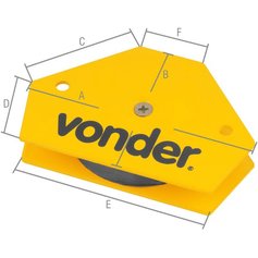 Esquadro magnético para solda 10 kg Esquadro magnético para solda 10 kg