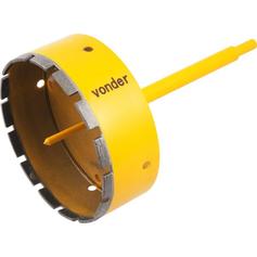 Serra copo diamantada 150 mm com haste de 3/8