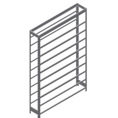 Estante met�lica com 54 gavetas n� 5  EM54/5