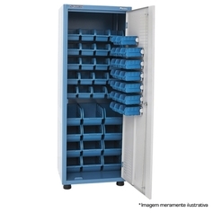 Armário organizador gaveteiro com 52 gavetas mistas porta de aço - AM-50 Armário organizador gaveteiro com 52 gavetas mistas porta de aço - AM-50