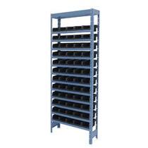 Estante met�lica com 60 gavetas n�3 preta - NE60/3P	