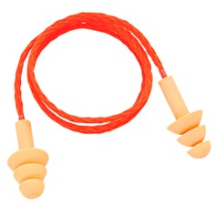 Protetor auditivo de silicone tipo plug com cord�o