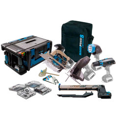 Kit Multifun��o a bateria 18V 8 em 1 MaksiPower 8 - MP/8 Blue