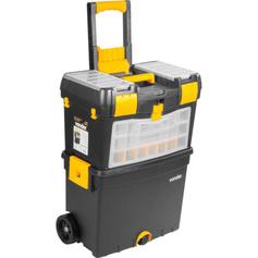 Caixa pl�stica para ferramentas com rodas 46,0 x 26,0 x 62,0 cm - CRV0400