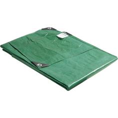 Lona de polietileno verde 4 m x 3 m
