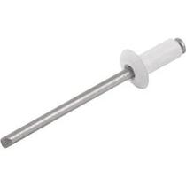 Rebite de repuxo 4,0 x 12 mm branco 412 com 1000 pe�as