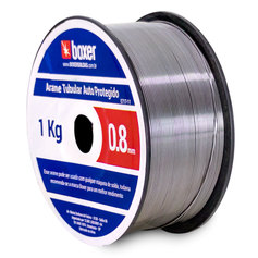 Arame para solda mig de 0,8 mm 1 kg uso sem g�s - 1570003