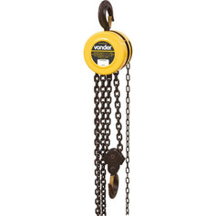 Talha manual capacidade de 3 toneladas com corrente de 3 metros