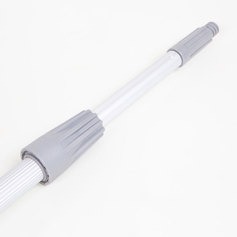 Extens�o telesc�pica de alum�nio 1,2 a 2,4 m para limpeza de vidros