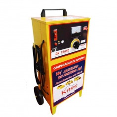 Carregador de bateria 12V r�pido e lento com auxiliar de partida - CK12A50
