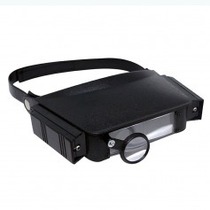 Lupa de cabe�a com 3 lentes de aumento - LP-40