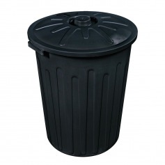 Lixeira pl�stica redonda 65 litros - CF65PT