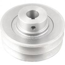 Polia de alum�nio 2 canais perfil A 100 mm com furo de 19 mm  