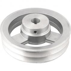 Polia de alum�nio 2 canais perfil A 150 mm com furo de 3/4