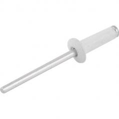 Rebite de repuxo 3,2 mm x 12 mm branco com 100 pe�as 