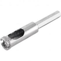Serra copo diamantada 12 mm refrigerada com haste 6,3 mm - 36.17.000.012