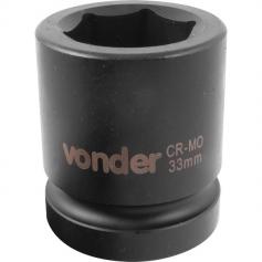 Soquete sextavado de impacto 33 mm encaixe 1
