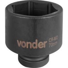 Soquete sextavado de impacto 70 mm encaixe 1