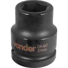 Soquete sextavado de impacto 21 mm encaixe 3/4