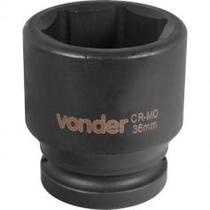 Soquete sextavado de impacto 36 mm encaixe 3/4