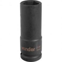 Soquete sextavado de impacto longo 19 mm encaixe 1/2