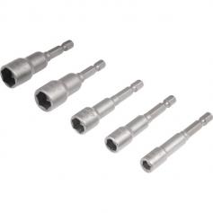 Jogo de soquete magn�tico 6 a 13 mm encaixe de 1/4&rsquo;&rsquo; com 5 pe�as - 3039000500