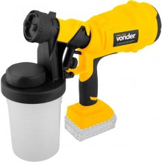 Pistola de pintura HVLP tipo suc��o a bateria 18V Sem bateria -  IPPV 1826