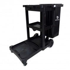 Carro funcional com bolsa 90L Am�rica Black - CFBLACKT