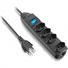 Filtro de linha 4 tomadas 1,5 metros 10A 