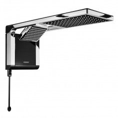 Chuveiro eletrônico 7800 watts 220V preto cromado - Acqua Duo Ultra Chuveiro eletrônico 7800 watts 220V preto cromado - Acqua Duo Ultra