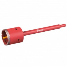 Serra copo diamantada 53 mm com haste de 3/8