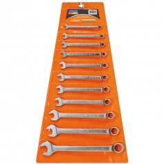 Jogo de chave combinada 6 a 22 mm a�o cromo van�dio com 11 pe�as - 44660/211