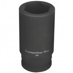 Soquete de impacto sextavado longo 32 mm encaixe 3/4