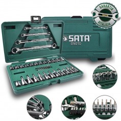 Jogo de soquetes e chaves E-Torx com 35 pe�as - ST09010SJ