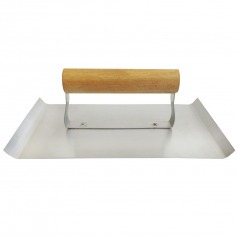 Desempenadeira em a�o com cabo de madeira 