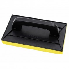 Desempenadeira pl�stica com esponja 14 x 24 cm