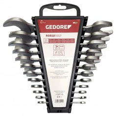 Jogos de chave fixa 6 a 32mm a�o cromo van�dio�com 12 pe�as R05125012