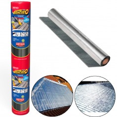 Fita manta asf�ltica auto adesiva aluminizada multiuso 90 cm x 10 m - Vedatudo