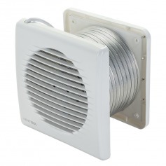 Exaustor para banheiro di�metro de 150 mm com grade e duto KEXB-03