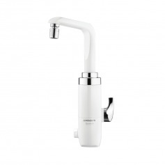 Torneira eletr�nica de mesa 5500 watts Branco Cromado - Essence